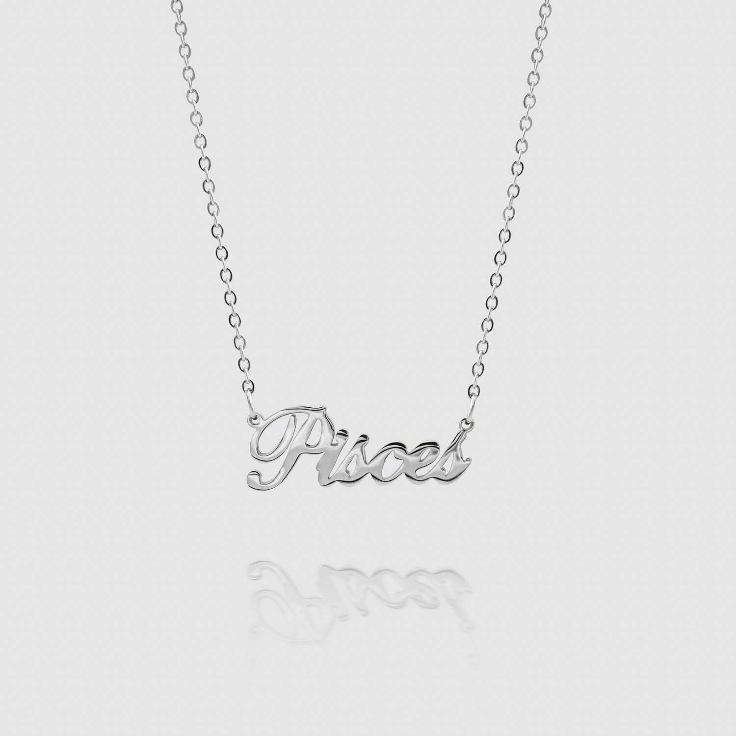 Zodiac Name Necklace