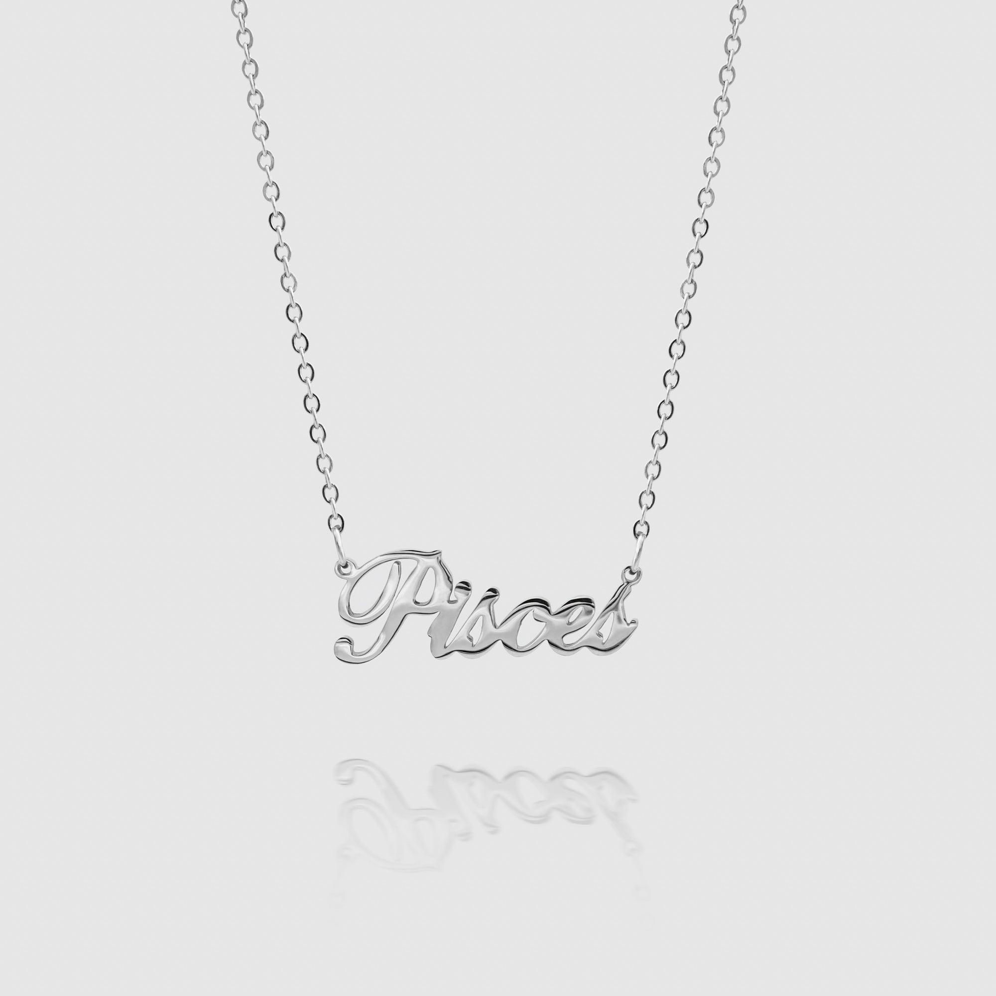 Zodiac Name Necklace