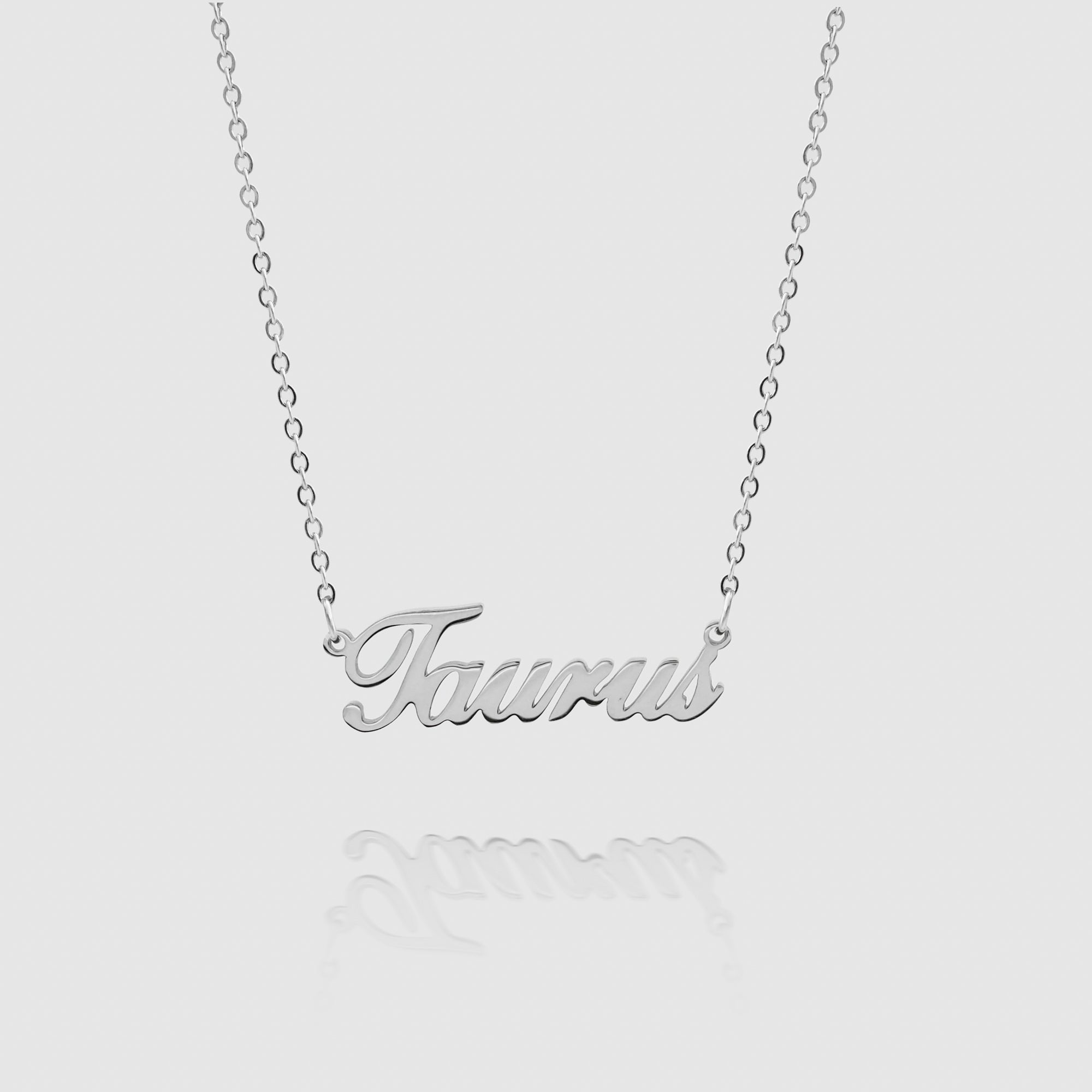 Zodiac Name Necklace