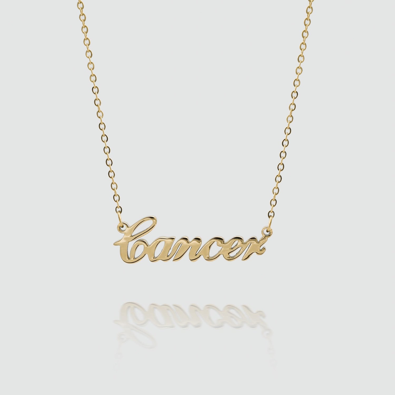 Zodiac Name Necklace