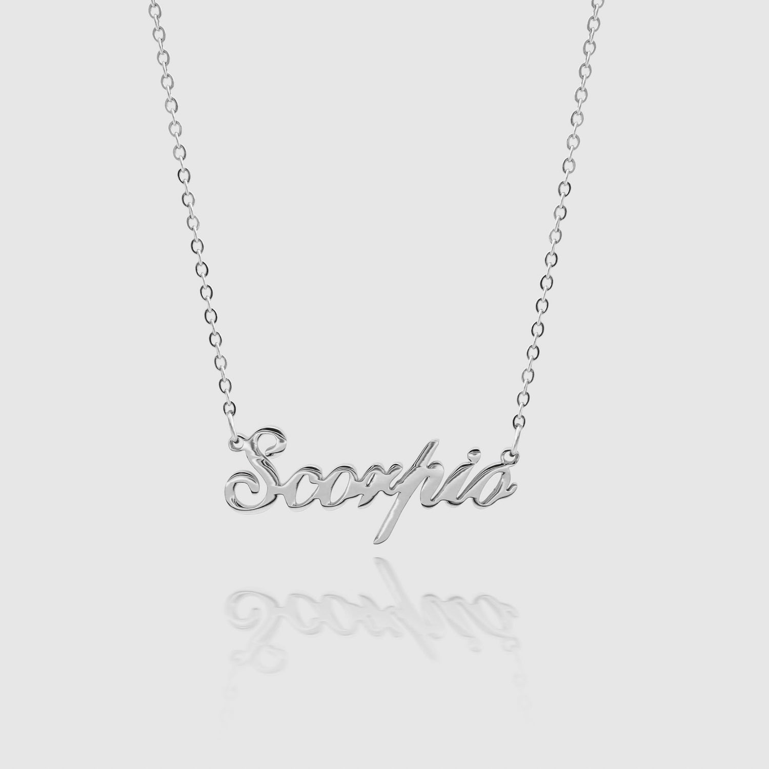 Zodiac Name Necklace