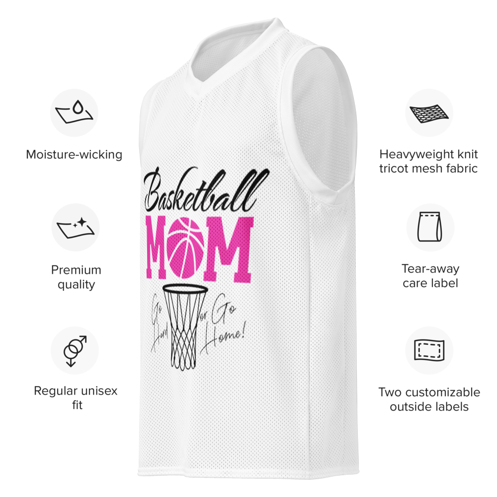 Premium Basketball Jersey "Basketball Mom" – Durable, Stylish & Court-Ready