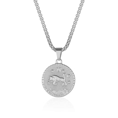 Zodiac Coin Necklace