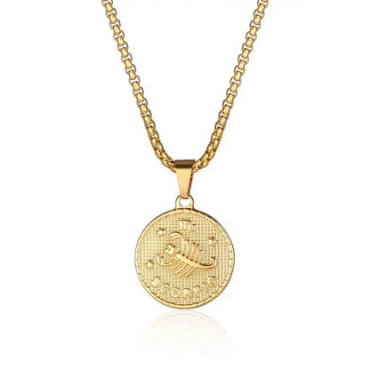 Zodiac Coin Necklace