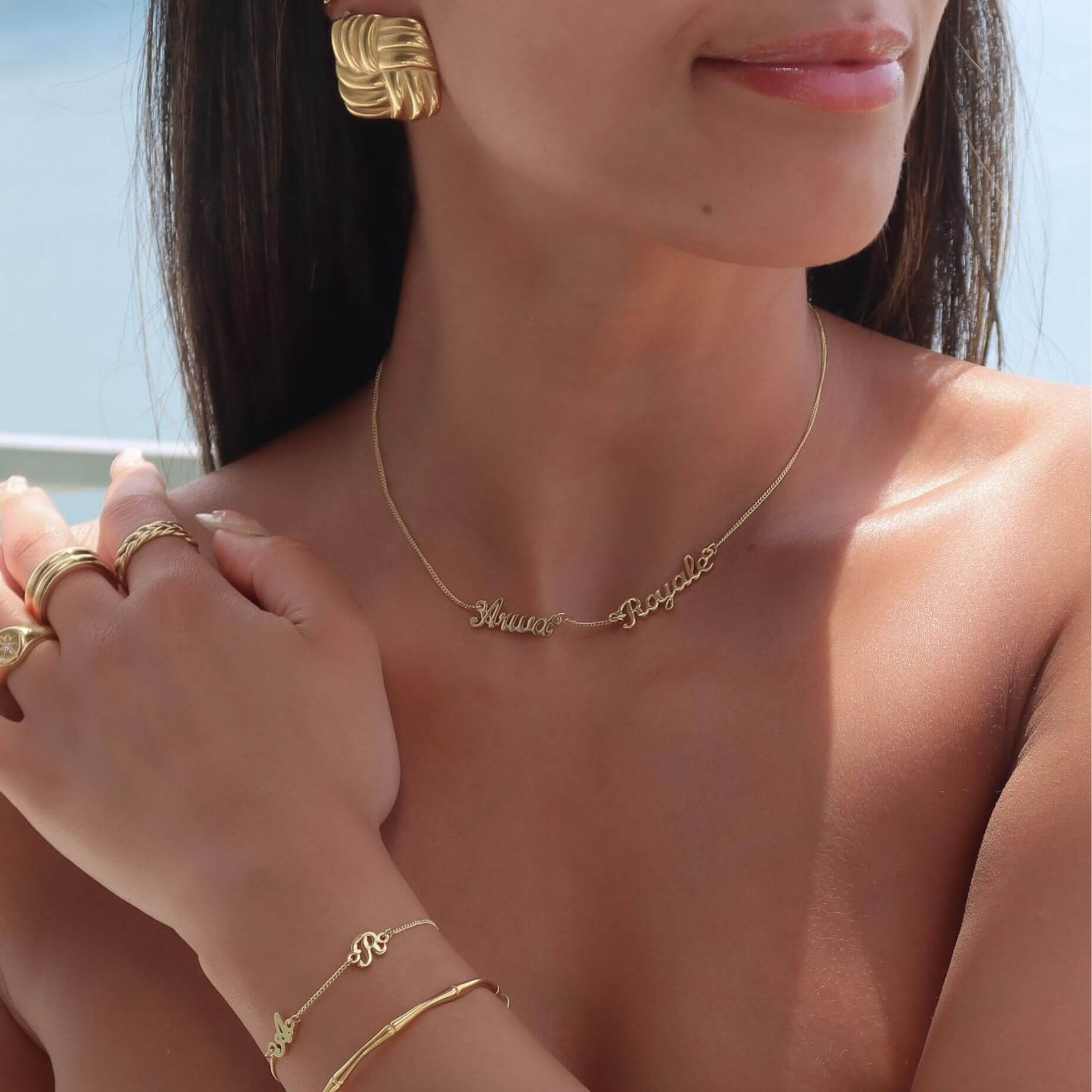 Multiple Name Necklace