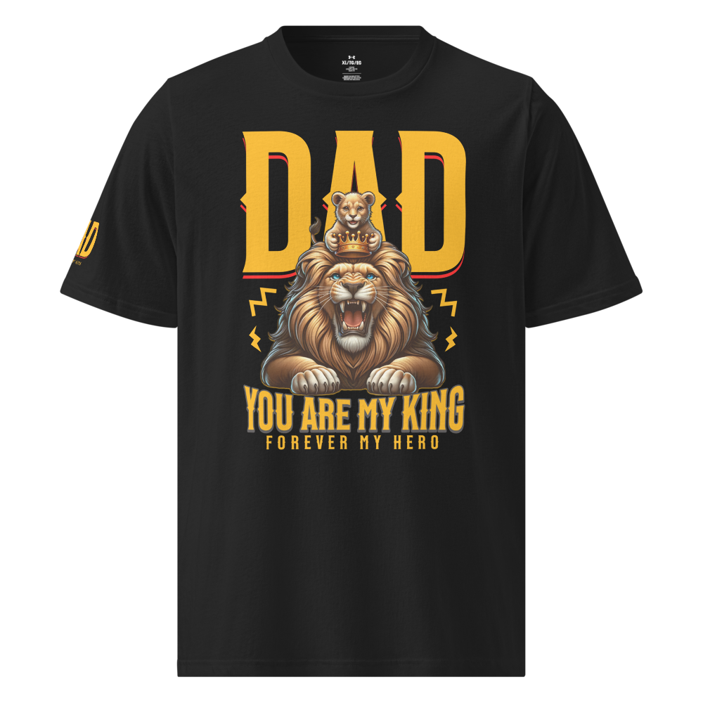 Under ArmourⓇ "Dad My King" Athletic T-Shirt