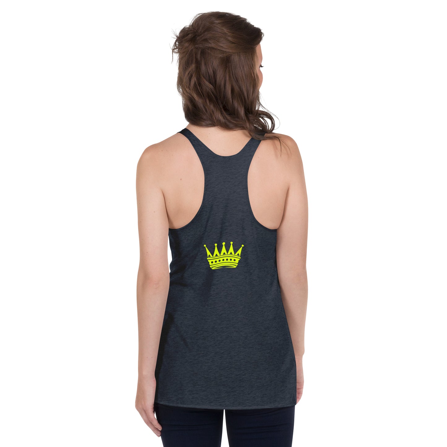 Women's Racerback Tank – "Smash Your Fears, Ace Your Destiny"